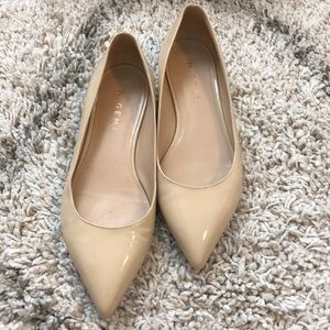 M Gemi Fortuna Nude Patent Leather Flats